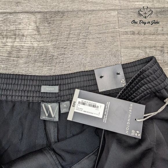 Worthington Straight Leg Jogger Pants Size XL - Picture 2 of 6